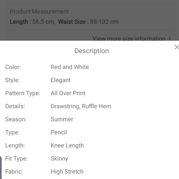 Rouch Pencil Skirt - New - Picture 4 of 5